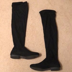 Lauren Conrad OTK Black Boots